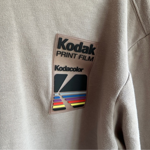 H&M x Kodak Kodacolor Hoodie – Beige – Men’s Medium - Picture 2 of 5